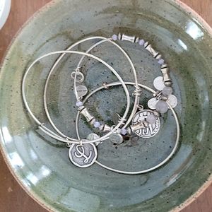 Alex and Ani set of 4 bangles.
